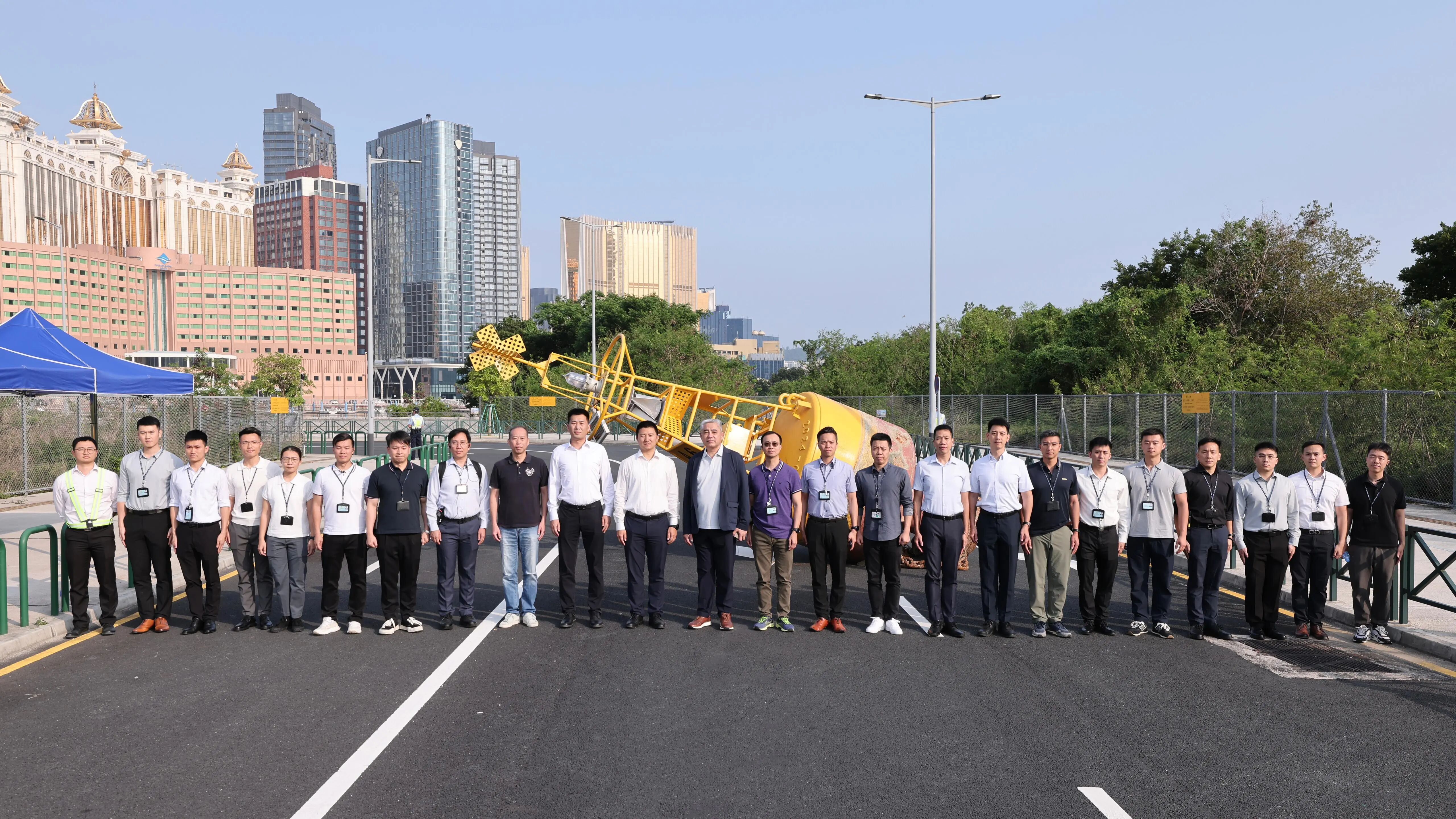 45载扎根守护| 中建澳门连续十年支持民防及水晶鱼演习工作